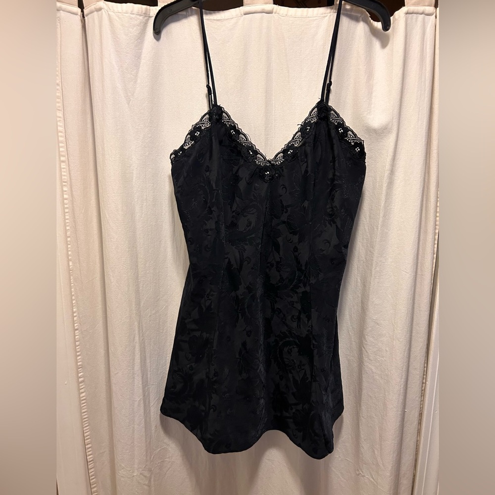 Vintage Victoria’s Secret Chemise Slip dress with lace corset back size large